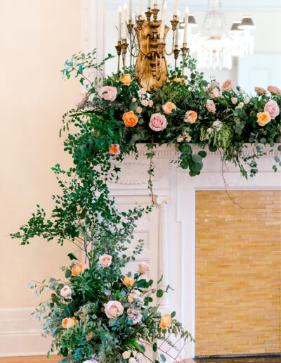 mantle flower garland