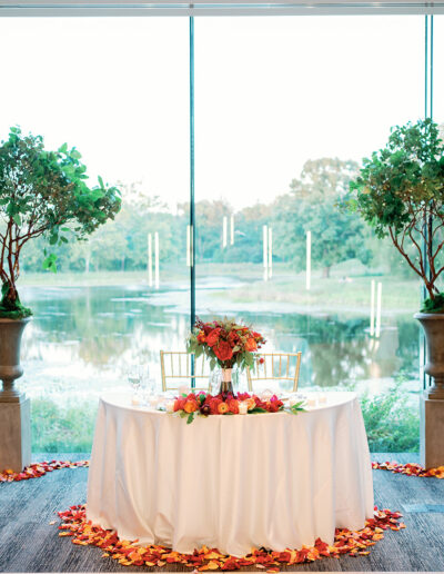 wedding sweetheart table