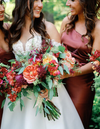 Sunset Wedding Flowers