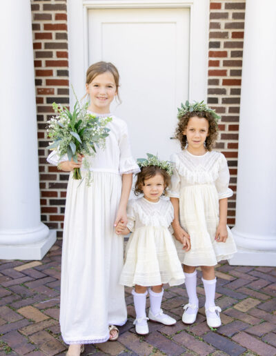 flower girl flowers head wreath bouquet