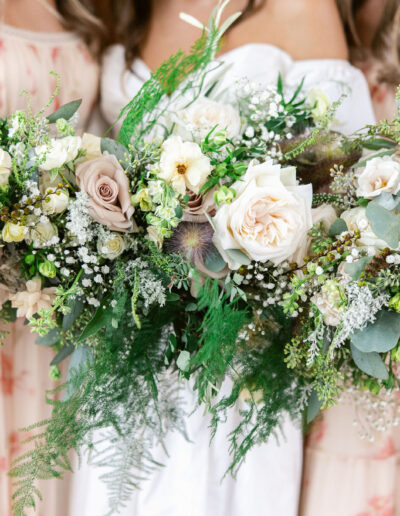 blush bridal bouquets