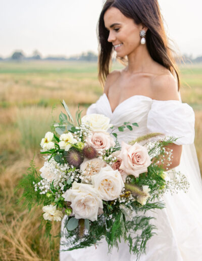 blush bride's bouquet